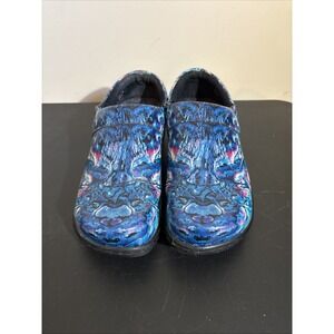 Klogs Footwear Slip On Shoes Blue Mission  Shell Patent  Women's Size 7.5W